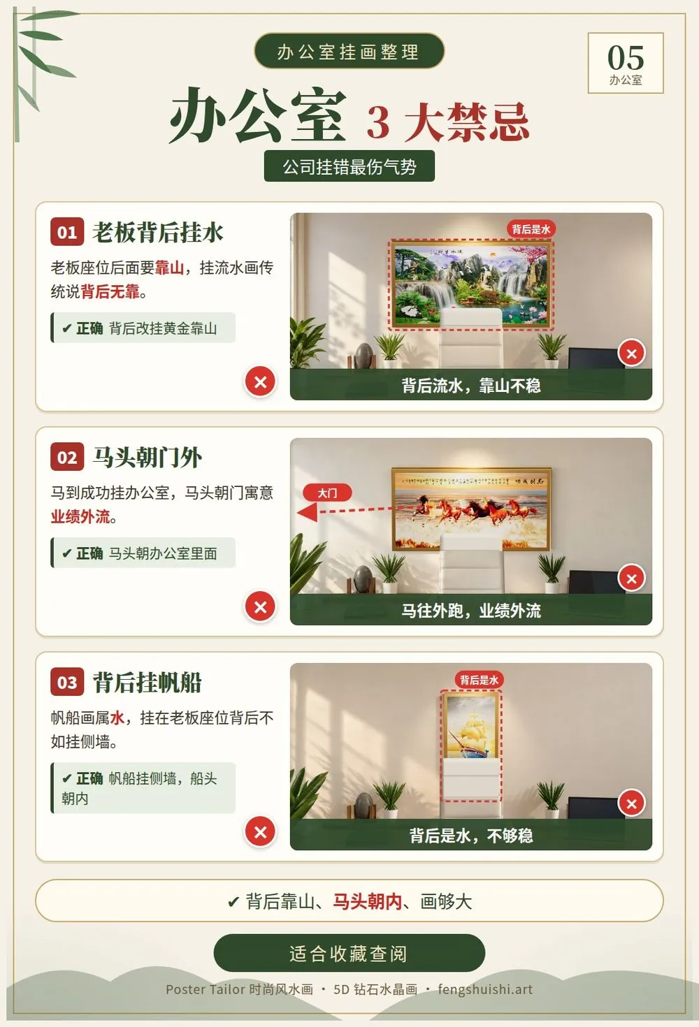办公室挂画禁忌图卡 马来西亚公司最常犯的7个挂画错误