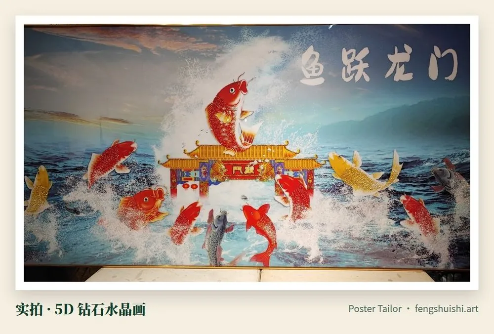 5D 钻石水晶画 实拍