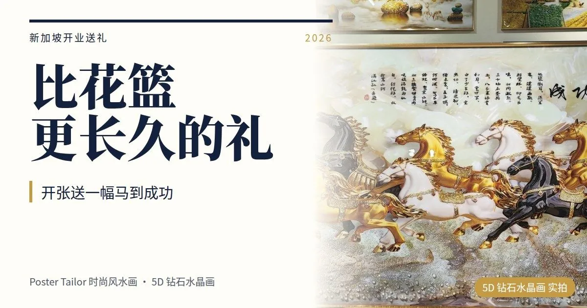 新加坡开业送礼：比花篮更长久的选择